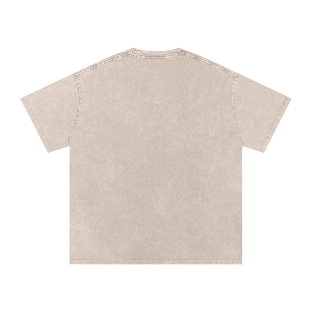 Set in Motion Mandala Tee, Oversized, Snow Washed