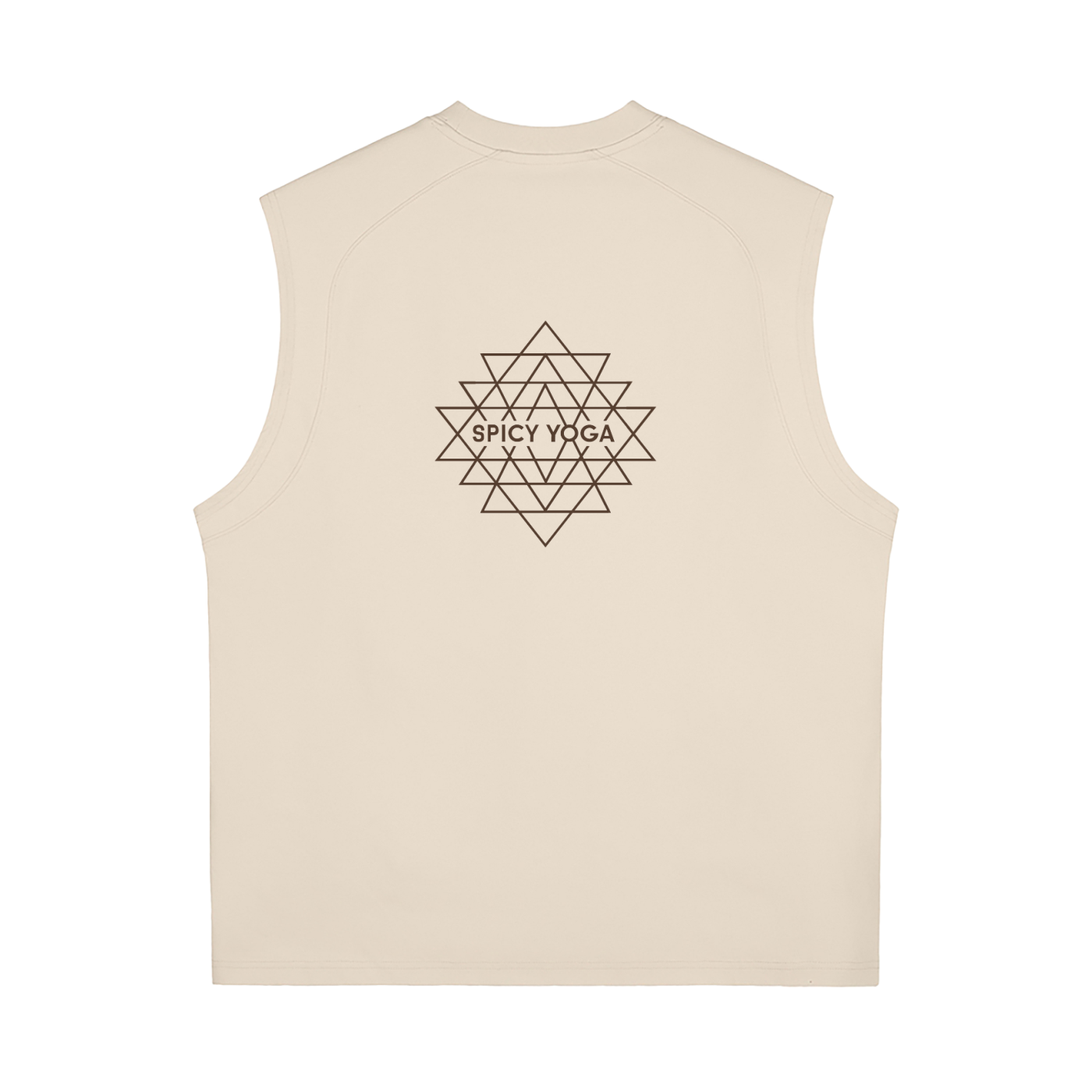 Set in Motion Cooling Tank Top, Apricot/Light Gray