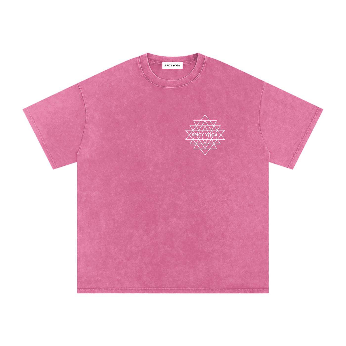 Set in Motion Mandala Tee, Oversized, Snow Washed