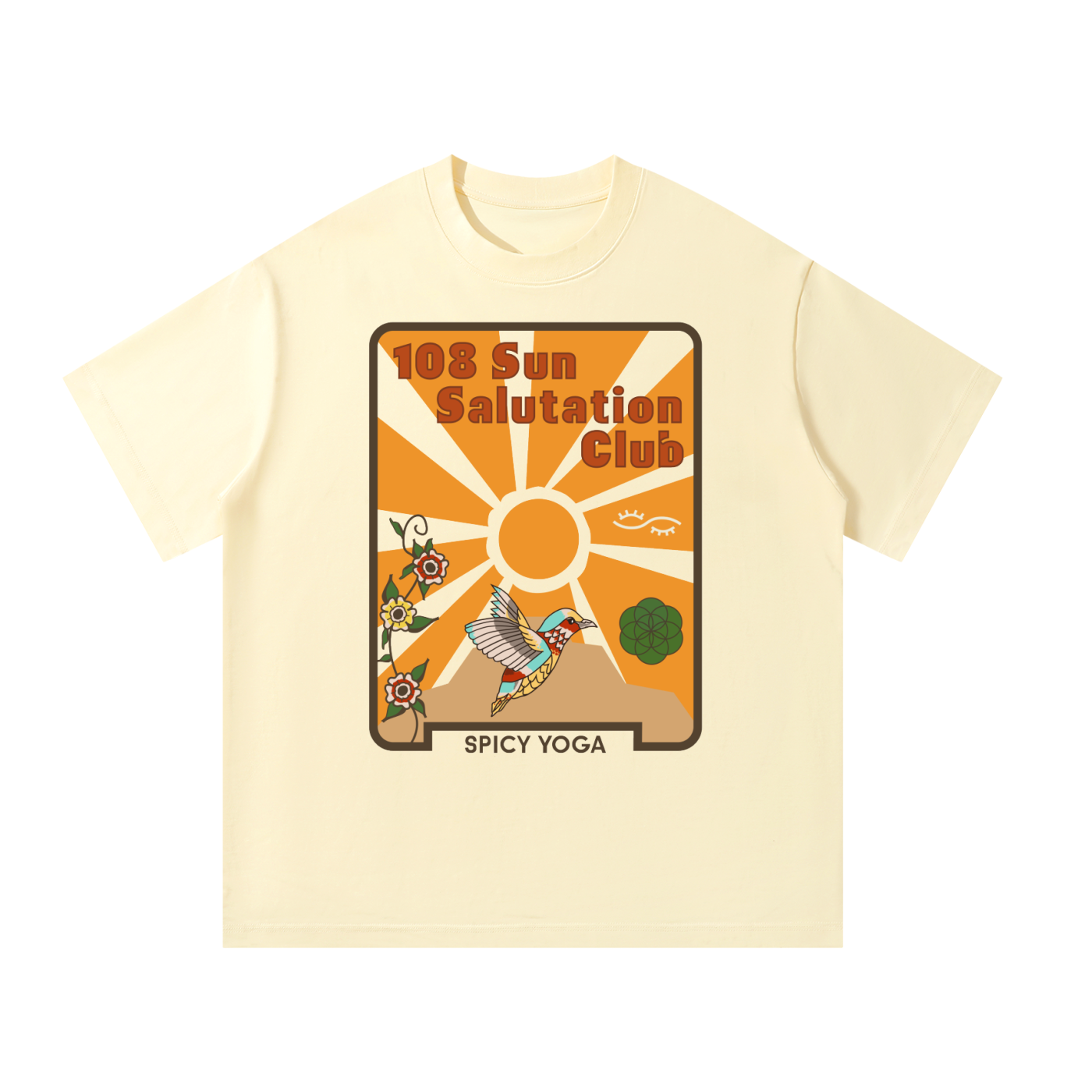 108 Sun Salutation Shirt, Unisex Oversized