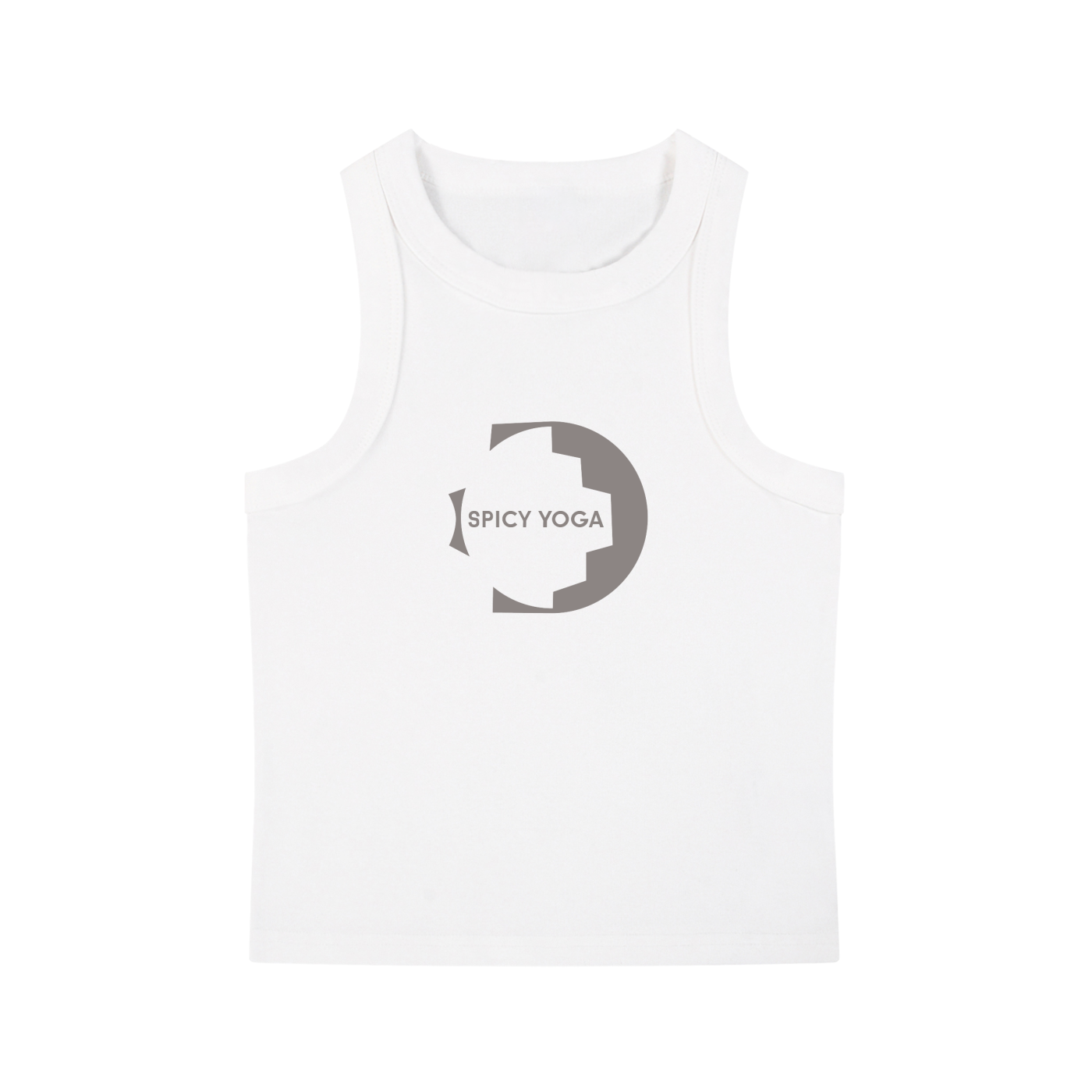 Sun Moon Women's Tank, White