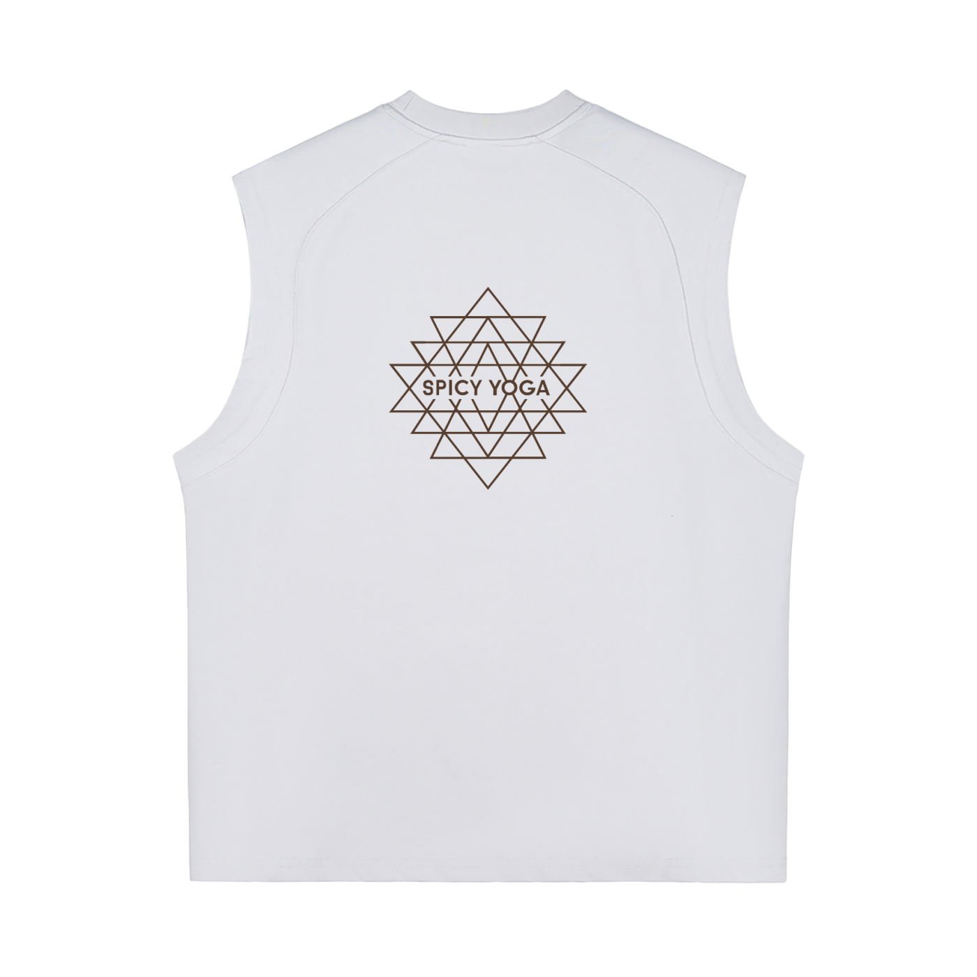 Set in Motion Cooling Tank Top, Apricot/Light Gray