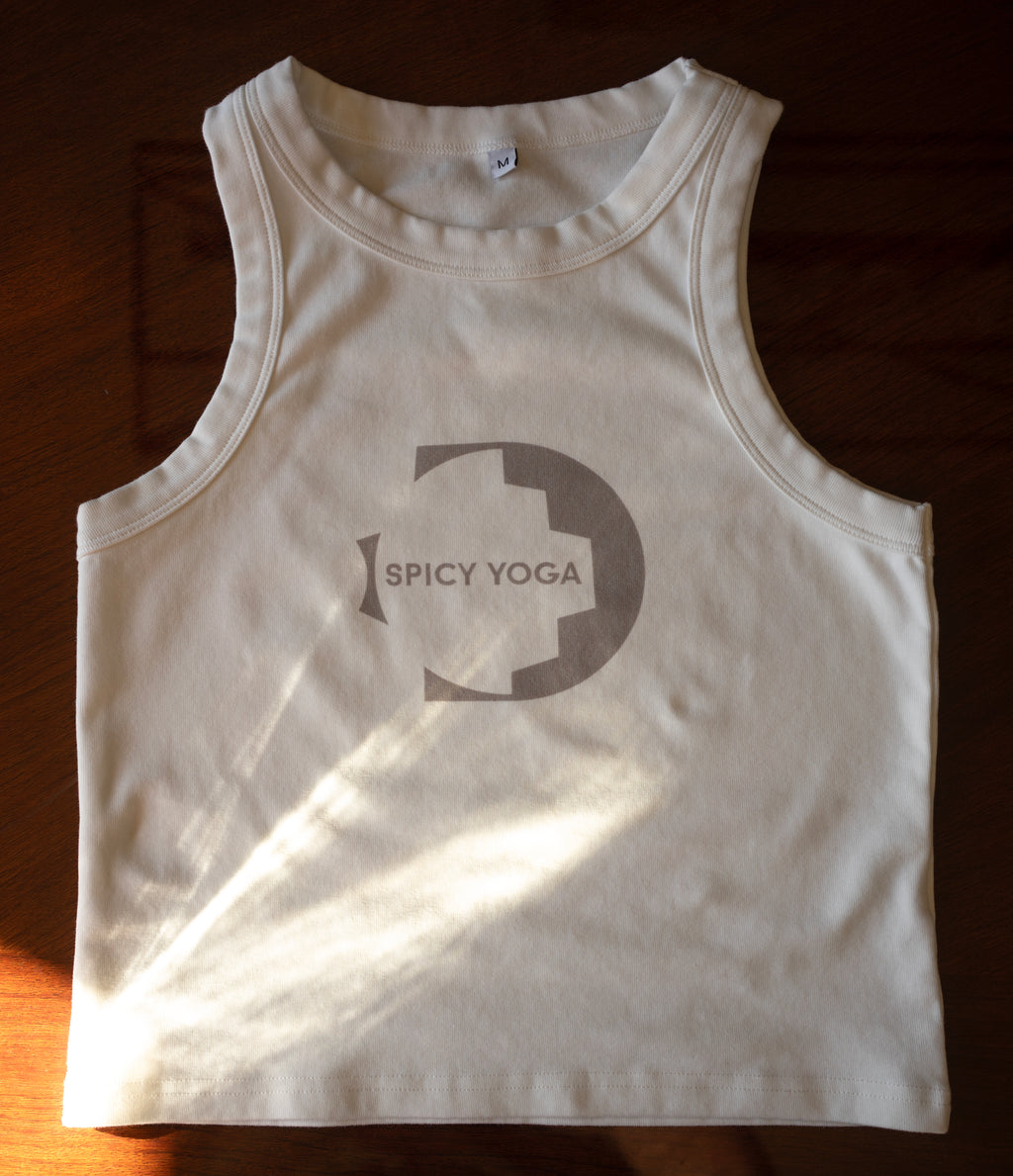 Sun Moon Women's Tank, White