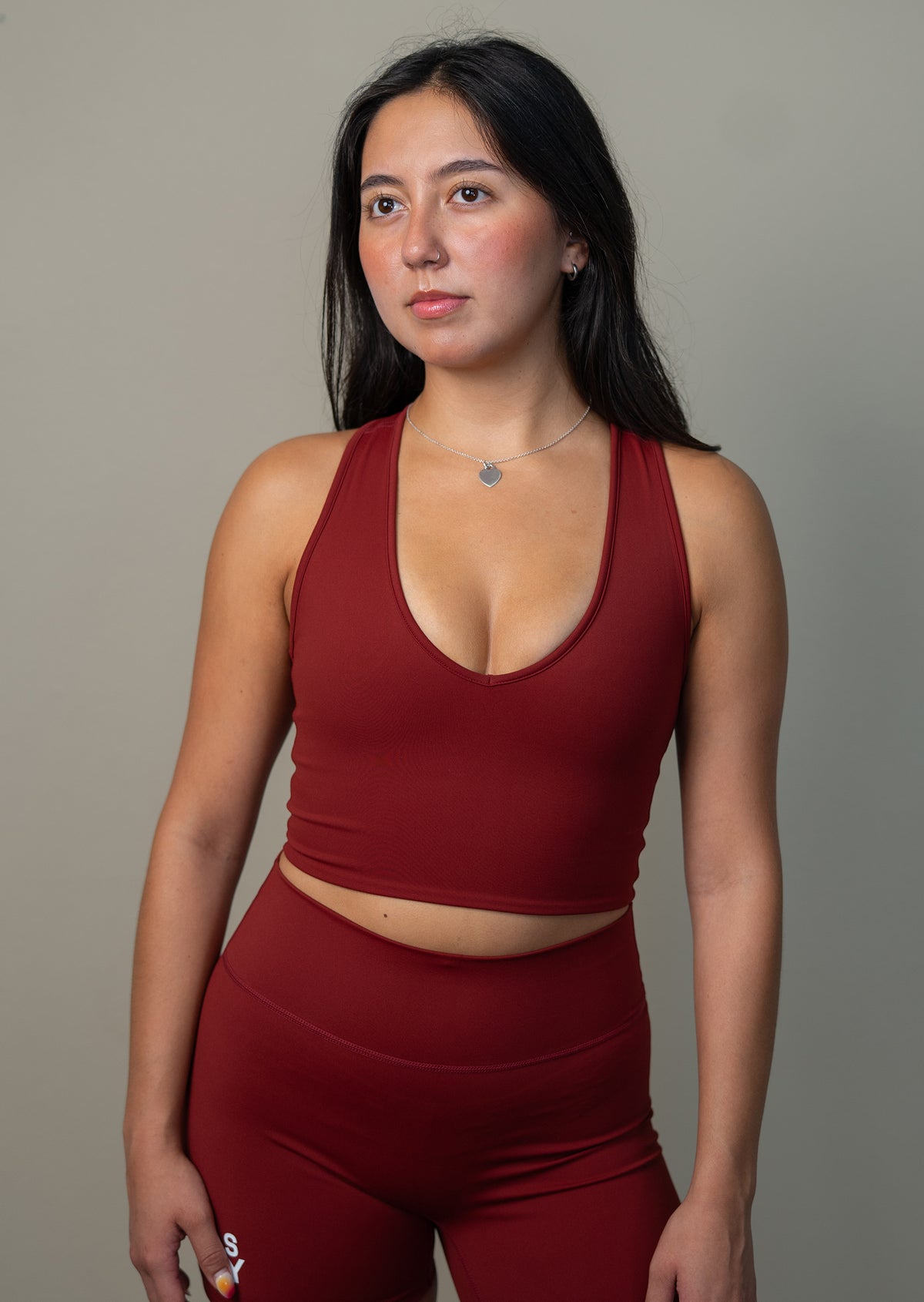 Tapas Top Deep Red