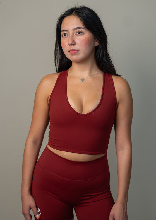Tapas Top Deep Red