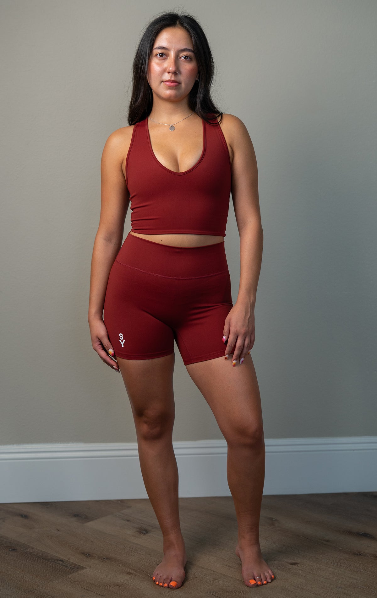 Tapas Top Deep Red