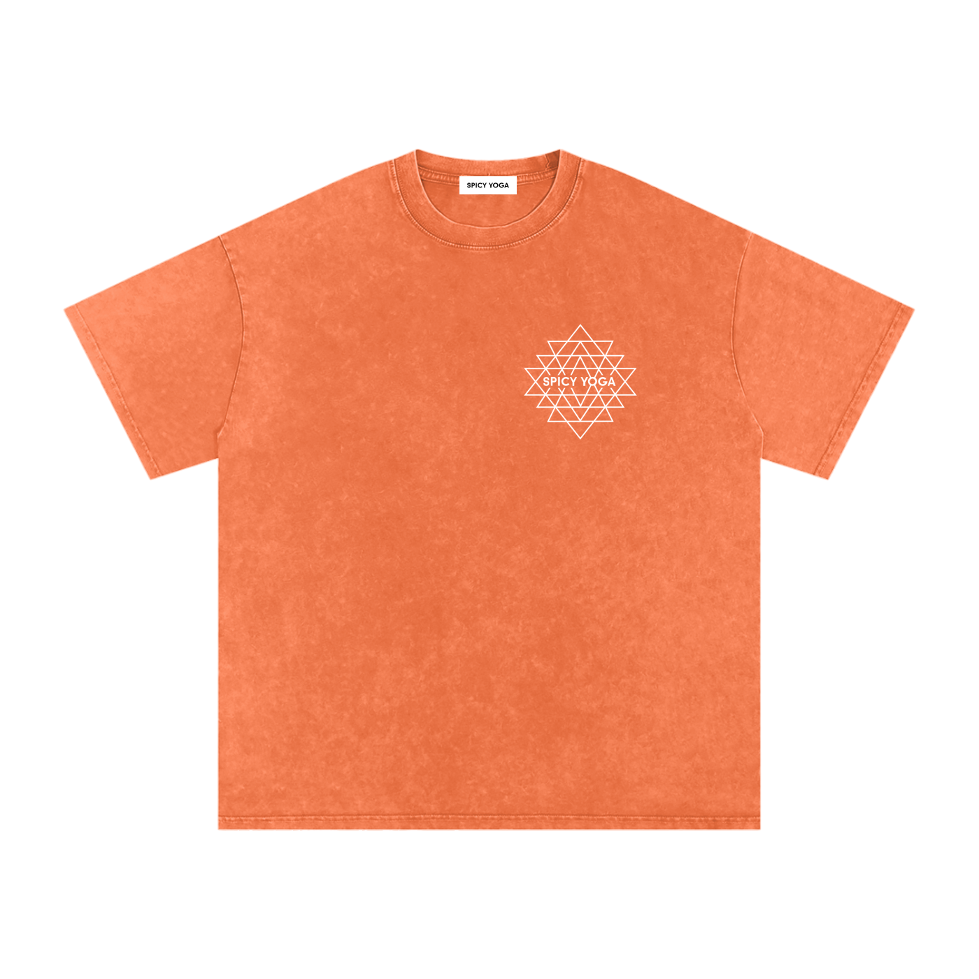 Set in Motion Mandala Tee, Oversized, Snow Washed