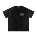 Set in Motion Mandala Tee, Oversized, Snow Washed